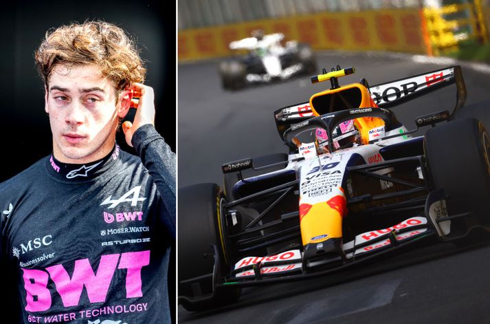 Snör viðbrögð Franco Colapinto, ökuþórs Alpine liðsins, sáu til þess að ekki fór illa strax við upphaf ástralska kappakstursins i Formúlu 1 um nýliðna helgi.