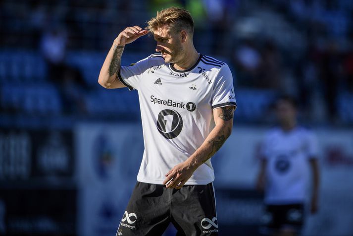 Nicklas Bendtner í leik með Rosenborg í sumar.