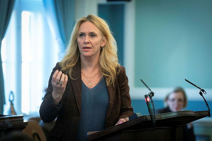 Þorgerður Katrín Gunnarsdóttir er formaður Viðreisnar.