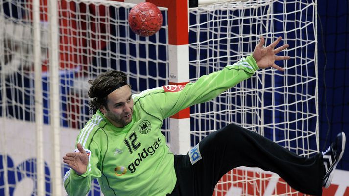 Silvio Heinevetter markvörður Þjóðverja.