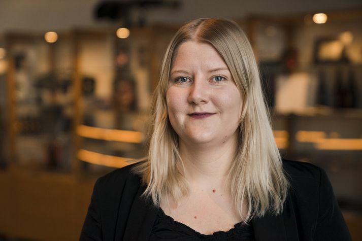 Alexandra Bjargardóttir hjá CCP, einn skipuleggjenda alþjóðlega leikjadjammsins.