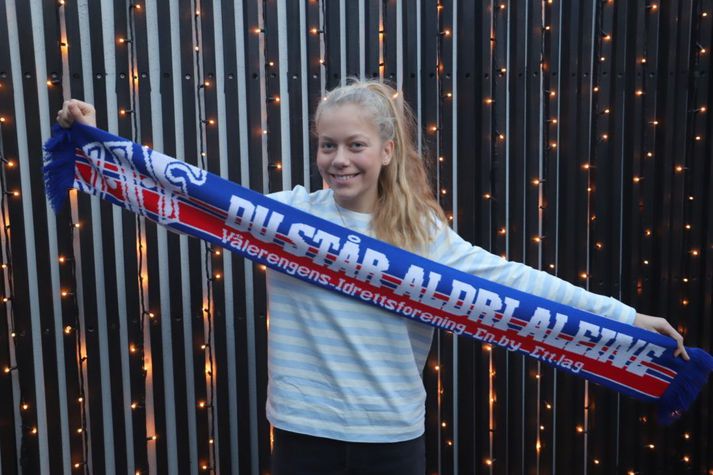 Amanda Andradóttir, leikmaður Noregsmeistara Vålerenga.