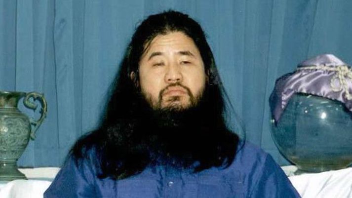 Shoko Asahara, leiðtogi sértrúarsafnaðarins Aum Shinrikyo