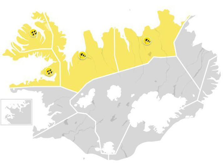 Fólk á ökutækjum sem taka á sig mikinn vind ættu ekki að vera á ferð á svæðinu á morgun.