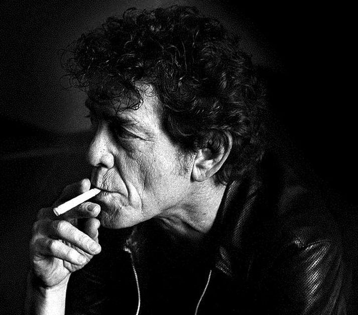 listamaður Lou Reed sýnir ljósmyndir í safni Warhols.Mynd/Lex van rossen