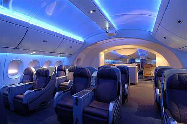 Það verða engar Boeing 787 Dreamliner vélar á Egilsstöðum í kvöld - en samt Boeing vélar.