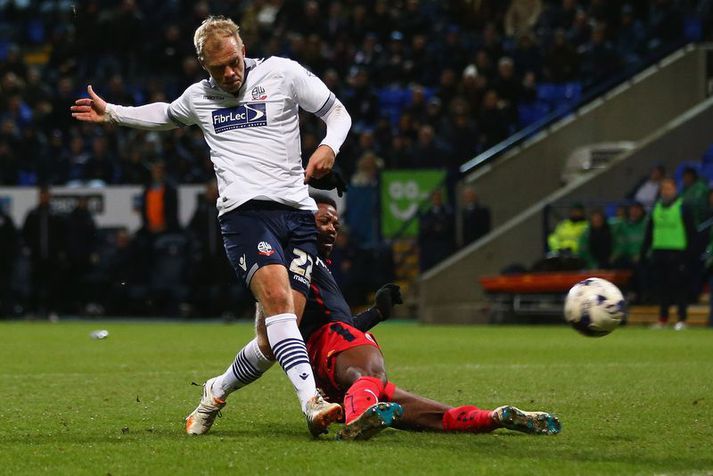 Eiður spilaði í sigri Bolton.