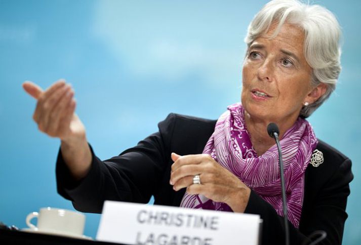 Lagarde er framkvæmdastjóri Alþjóðagjaldeyrissjóðsins. Mynd/ AFP.