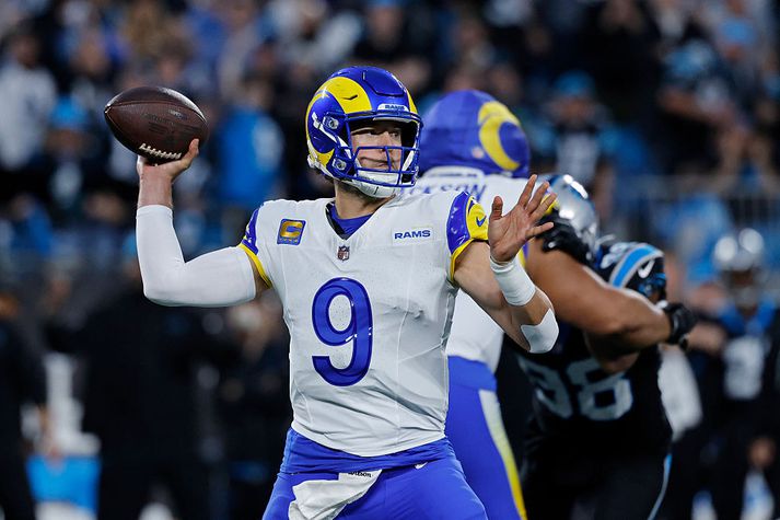 Matthew Stafford skilaði sigrinum í hús, en það stóð tæpt.