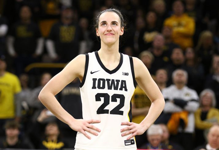 Caitlin Clark er magnaður leikmaður og fer fyrir liði Iowa Hawkeyes.