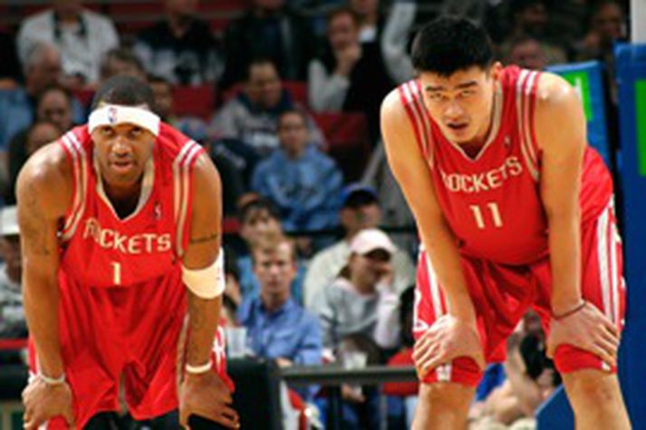Meiðslakálfarnir Tracy McGrady og Yao Ming