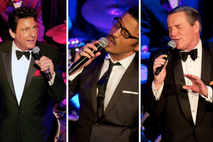 Stephen Triffitt, George Daniel Long og Mark Adams hafa í meira en tvo áratugi endurskapað The Rat Pack, tríó Frank Sinatra, Sammy Davis Jr og Dean Martin. Þeir koma nú fram í Hörpu.