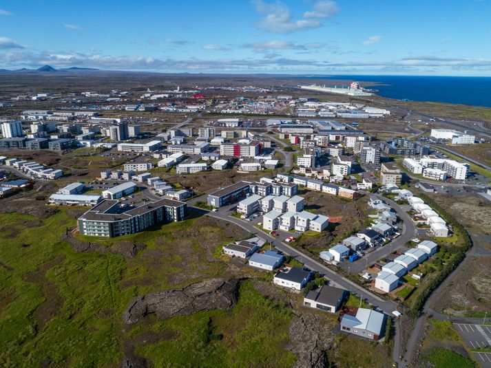 Horft yfir Vallahverfið í Hafnarfirði.