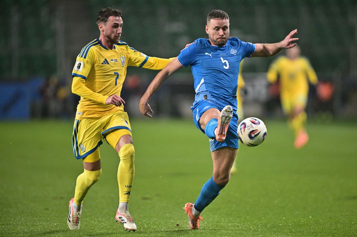 Sverrir Ingi Ingason reyndist besti leikmaður liðsins í kvöld.