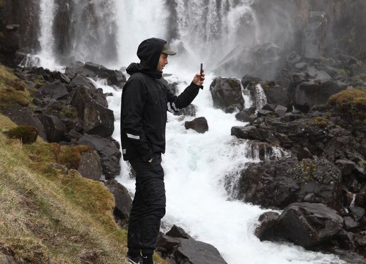 Helgi Ómarsson ræddi málefni sem er honum hugleikið.