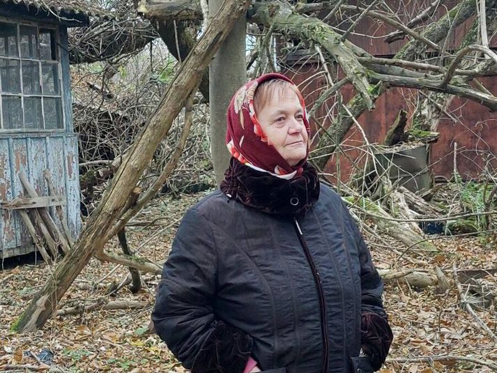 Natalía Khomdimtsjúk var 73 ára þegar hún lést af sárum sínum eftir drónaárás Rússa á Kænugarð í síðustu viku. Hún missti eiginmann sinn í Tsjernobylslysinu fyrir fjörutíu árum tæpum.