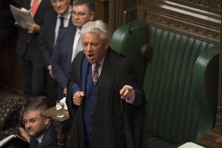 Bercow var upphaflega þingmaður Íhaldsflokksins en hefur bakað sér óvinsældir flokksins vegna framgöngu sinnar í tengslum við Brexit.