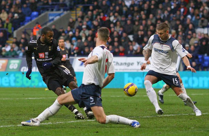 Darren Bent í leik með Tottenham.