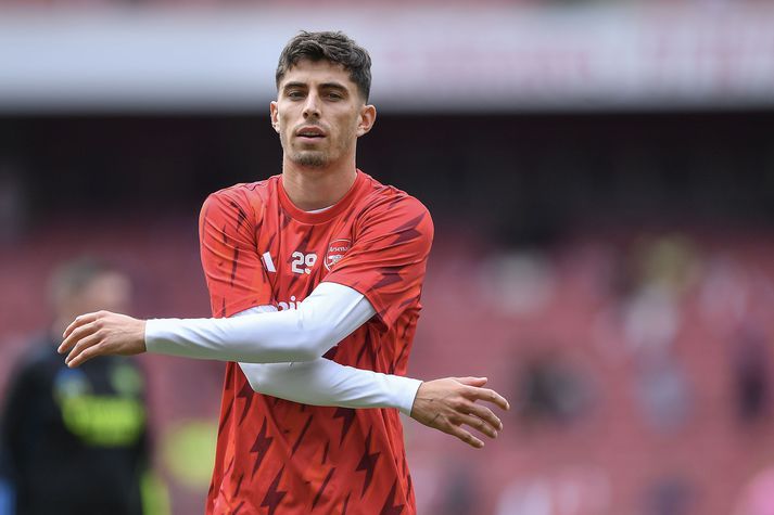 Kai Havertz og félagar í Arsenal unnu Manchester United í stórleik helgarinnar í ensku úrvalsdeildinni.