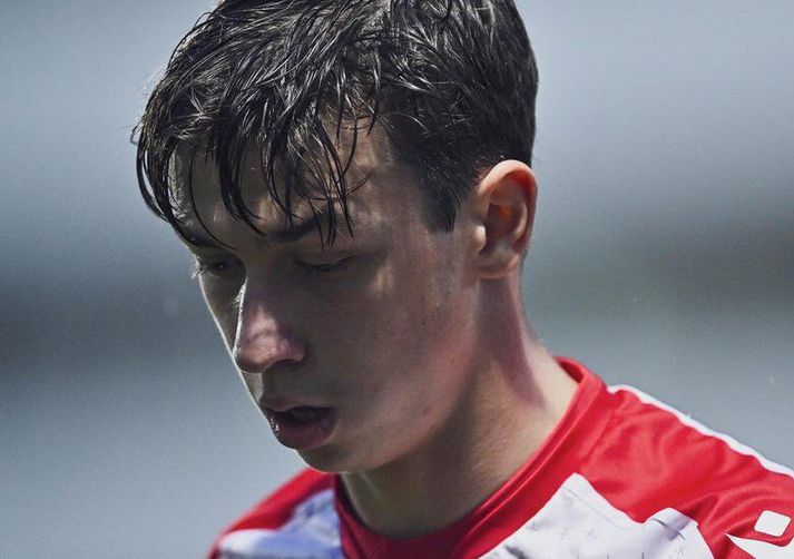 Tornike Kvaratskhelia er að spila upp fyrir sig með sautján ára landsliði Georgíu.