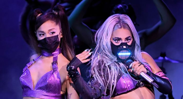Ariana Grande og Lady Gaga fengu flest verðlaun á MTV VMA hátíðinni.