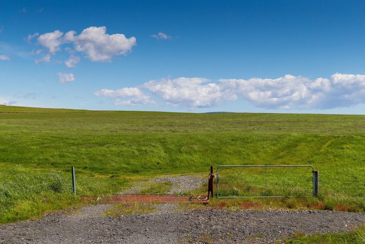 Hlýtt og bjart var víða um land um helgina.