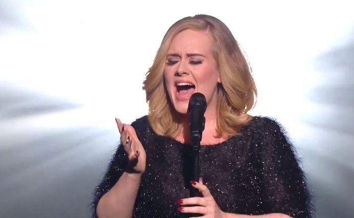 Adele er ein vinsælasta söngkonan í heiminum í dag.