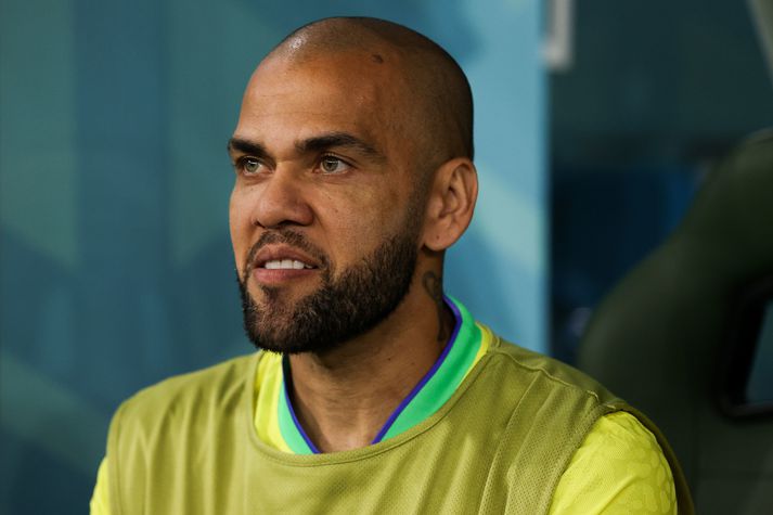 Dani Alves var í landsliðshópi Brasilíu á heimsmeistaramótinu í Katar í fyrra