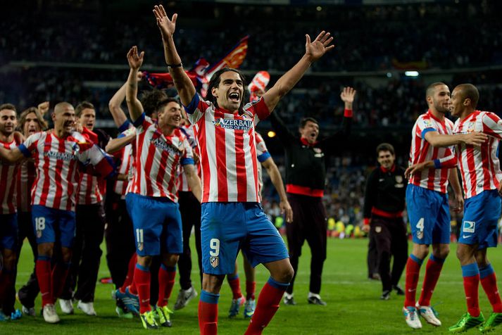 Radamel Falcao fagnar hér með liði sínu