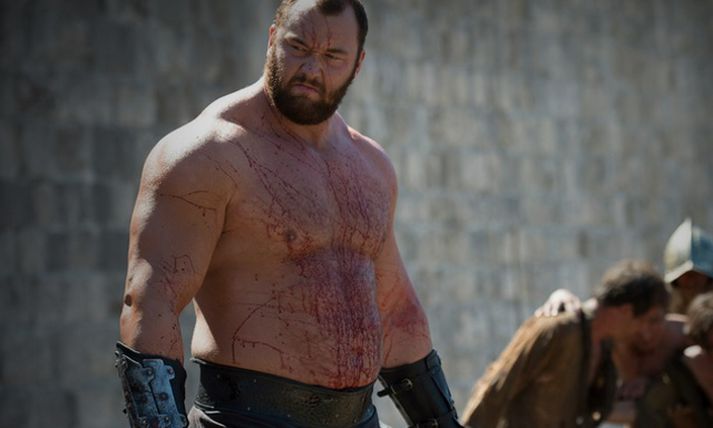 Hafþór fer með hlutverk hins ógnarsterka Gregor Clegane.