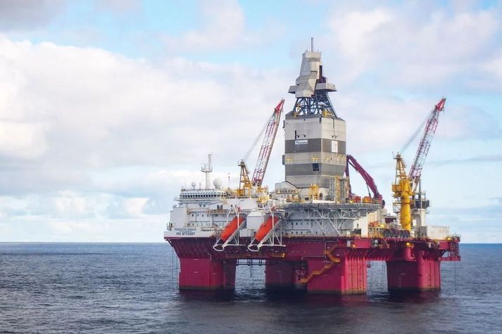 Borpallurinn Transocean Enabler. Gaslindin í Barentshafi er sögð stærsti fundurinn á norska landgrunninu í ár.