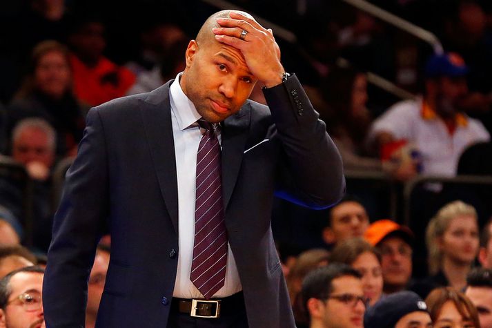 Derek Fisher gafst upp á byrjunarliðinu í nótt.