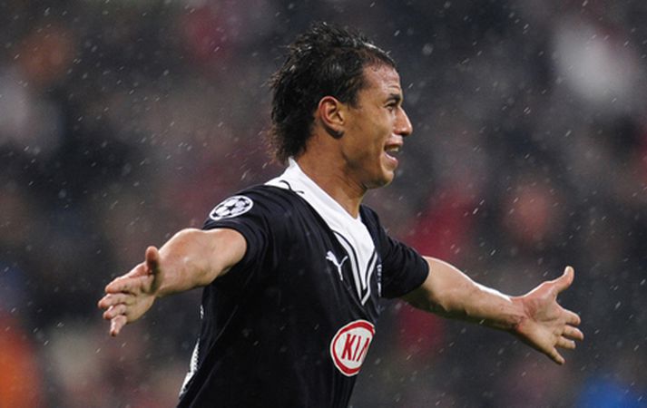 Marouane Chamakh í leik með Bordeaux.
