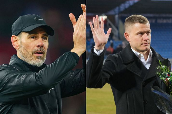 Alfreð og Freyr þekkjast vel og það fór vel á með þeim á Marbella.