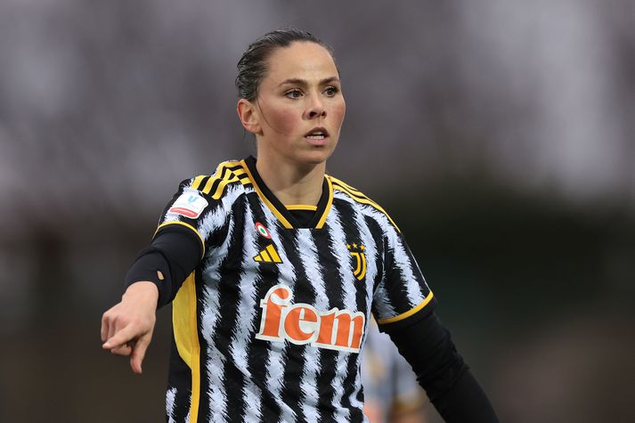 Sara Björk Gunnarsdóttir og félagar hjá Juventus unnu stórsigur í Seríu A í dag.