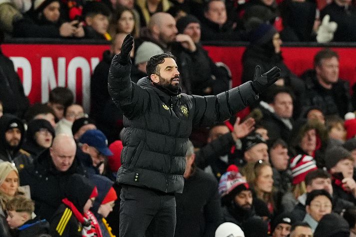 Ruben Amorim var aðeins með 38 prósent sigurhlutfall sem knattspyrnustjóri Manchester United.