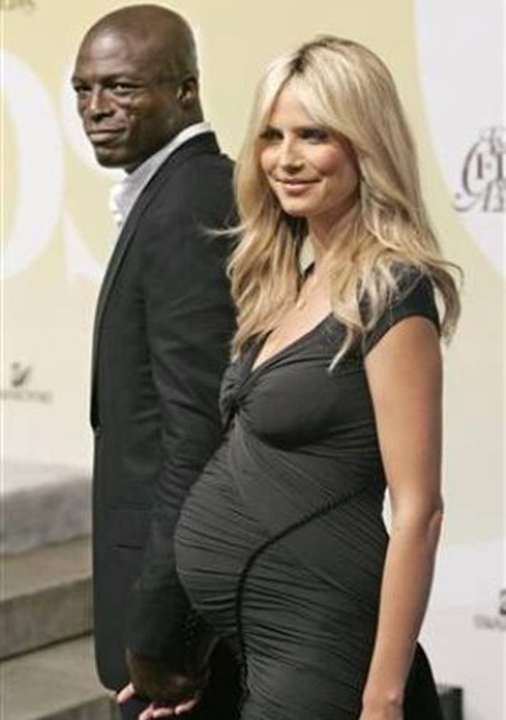Heidi Klum og Seal eignuðust dóttur í fyrradag.