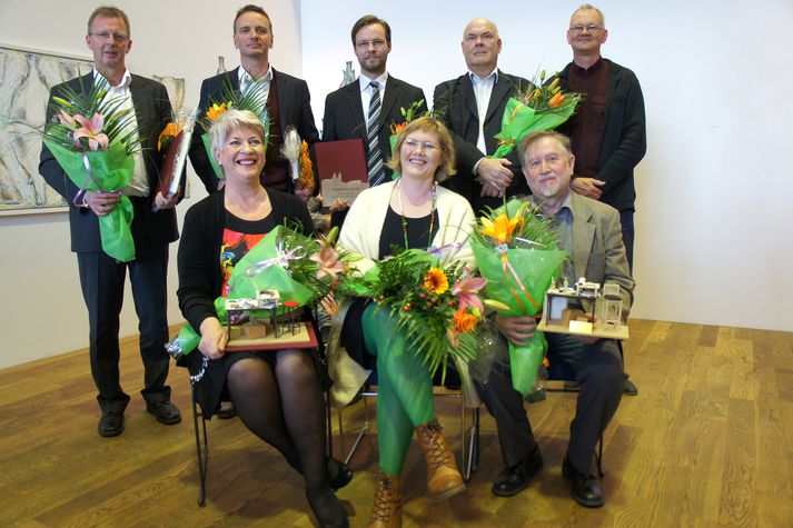 Ragnheiður má sjá hér fyrir miðju í fremri röð.