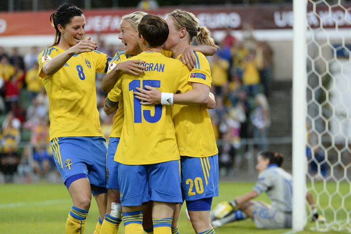 Katrín Jónsdóttir fyrirliði íslenska kvennalandsliðsins