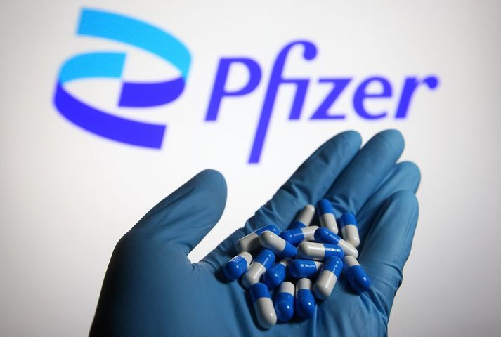 Vísindamenn Pfizer segja lyfið veita mikla vörn gegn alvarlegum veikindum og dauða vegna Covid-19. Þetta eru ekki pillurnar sem um ræðir.