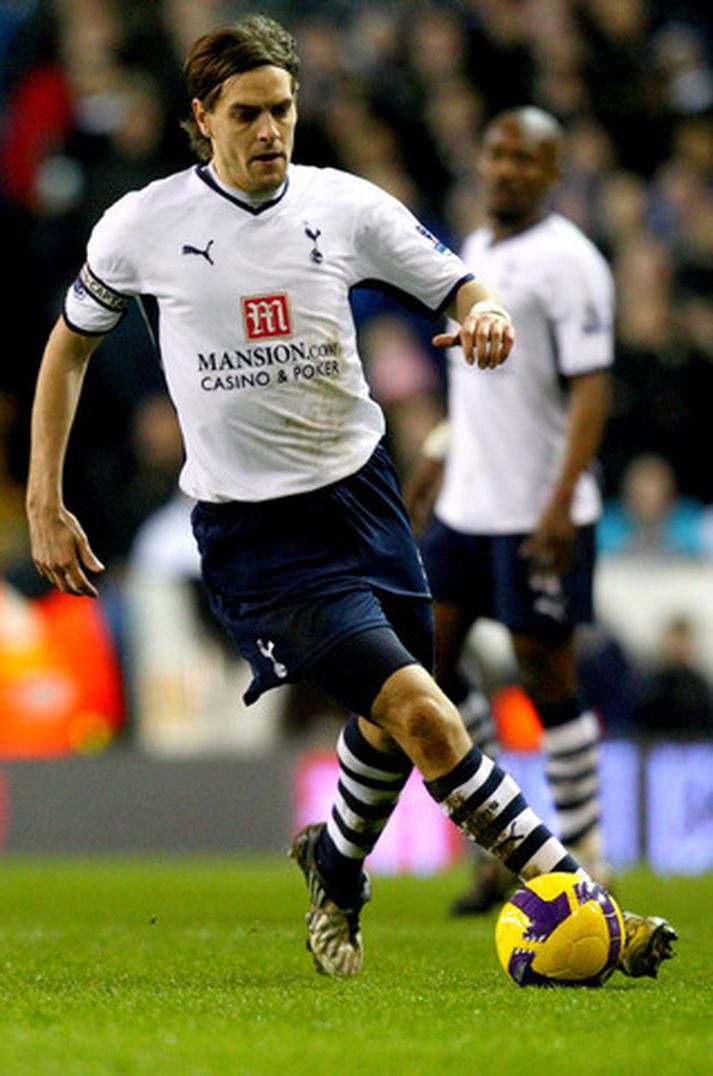 Jonathan Woodgate í leik með Tottenham.