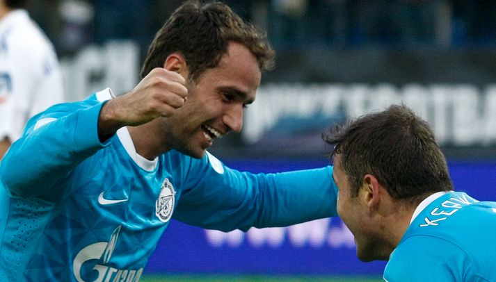 Roman Shirokov og eru góðir saman.