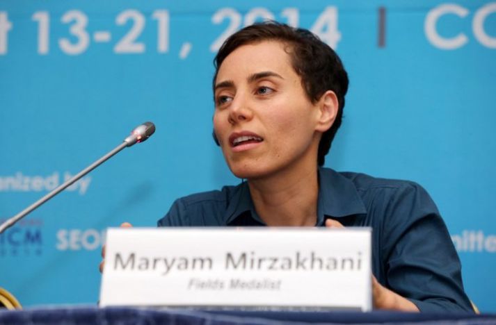 Maryam Mirzakhani er prófessor við Stanford-háskóla í Kaliforníu.