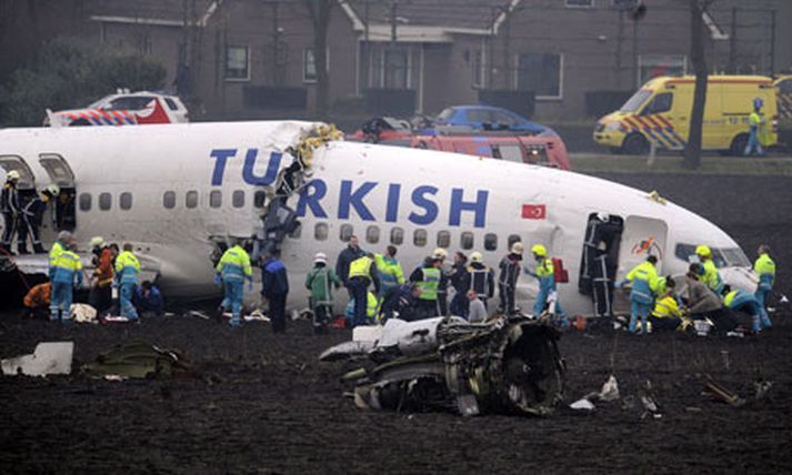 Vélin er stórskemmd eins og sjá má.