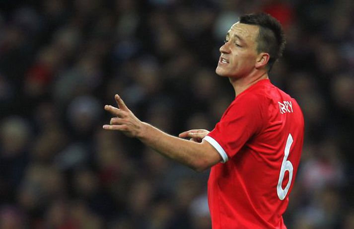 John Terry leikmaður Englendinga.