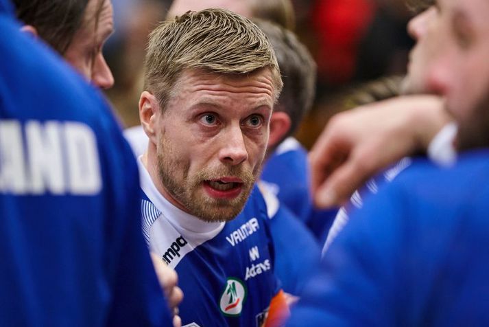 Guðjón Valur Sigurðsson er fyrirliði íslenska landsliðsins.