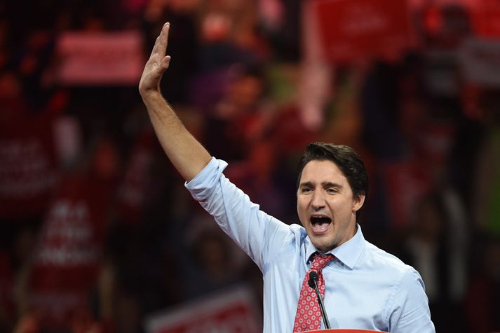 Justin Trudeau, verðandi forsætisráðherra Kanada.