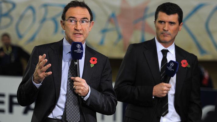 Martin O'Neill og Roy Keane