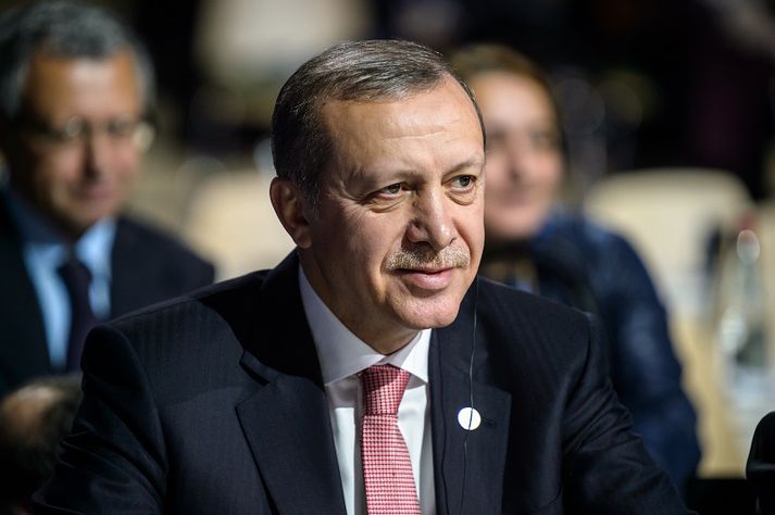 Recep Tayyip Erdogan Tyrklandsforseti og Vladimír Pútín Rússlandsforseti munu ekki funda í París.