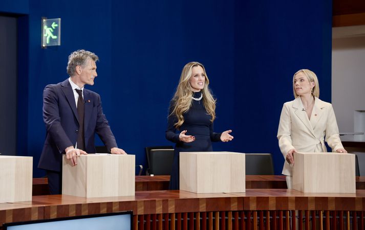 Hildur ræddi hugmyndir sínar um mögulegan meirihluta í kosningasjónvarpi.